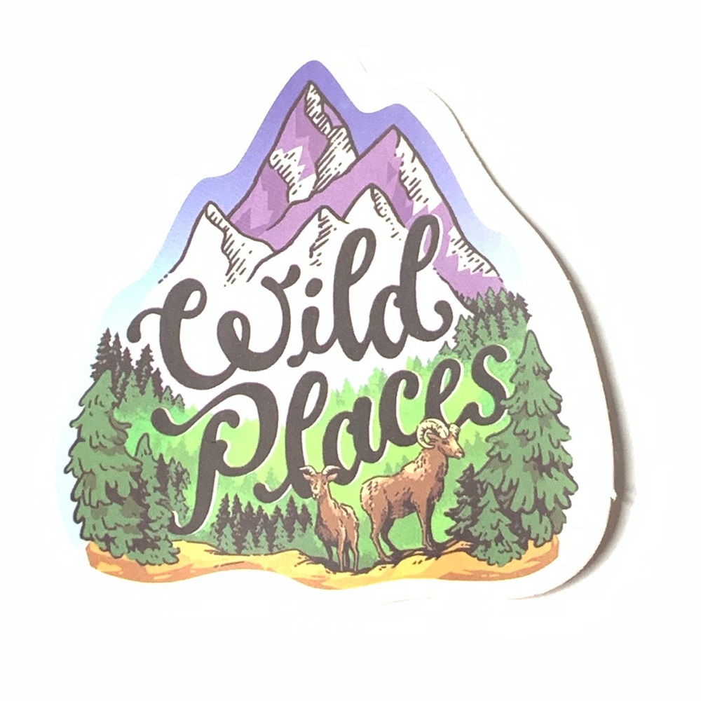 Wild Places Vinyl Sticker